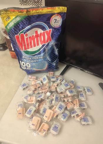 Mintax Bulaşık Makinesi Deterjanı 100 Tablet - Görsel 2
