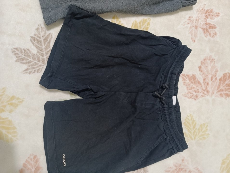 Erkek çocuk Gri Rahat Kesim Streetwear Şort - Görsel 2