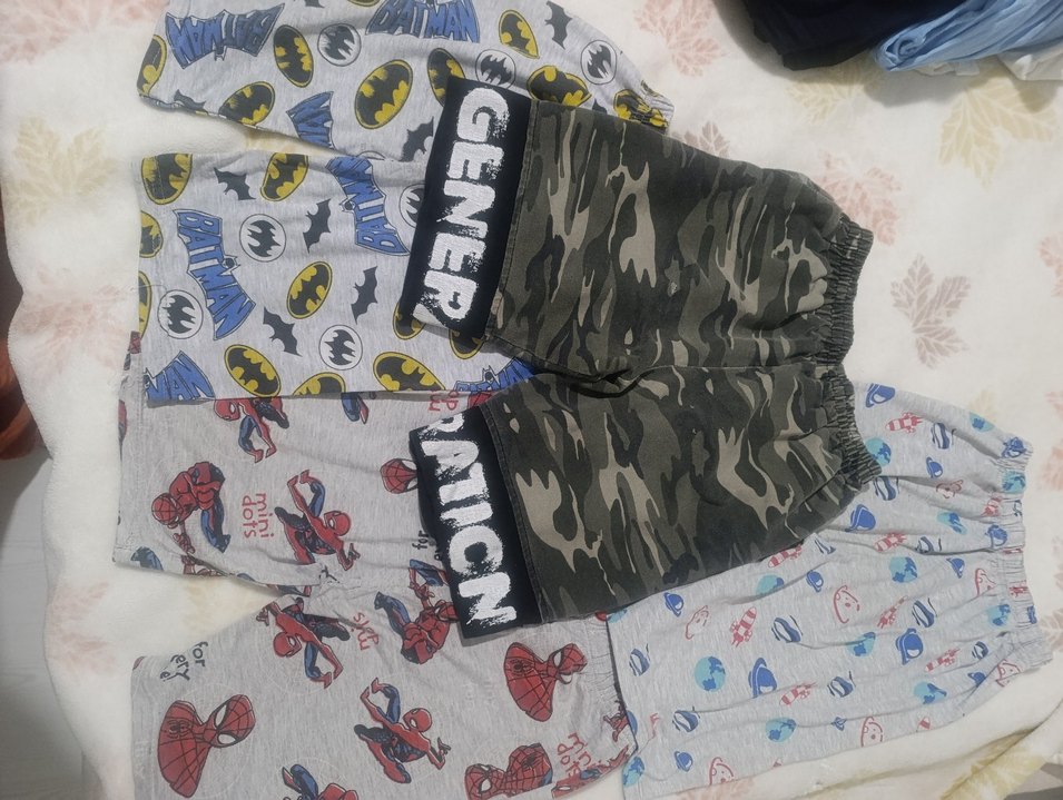 Erkek Çocuk Baskılı Rahat Şortlar - Görsel 4