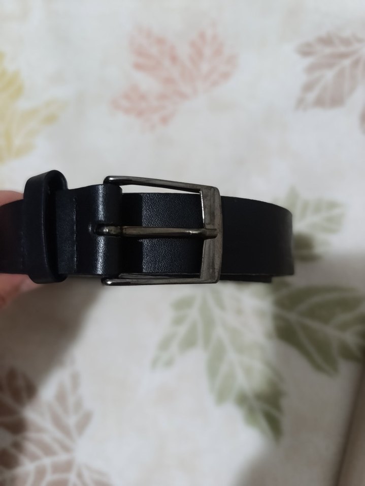 Siyah Minimalist kadın Kemer - Görsel 4