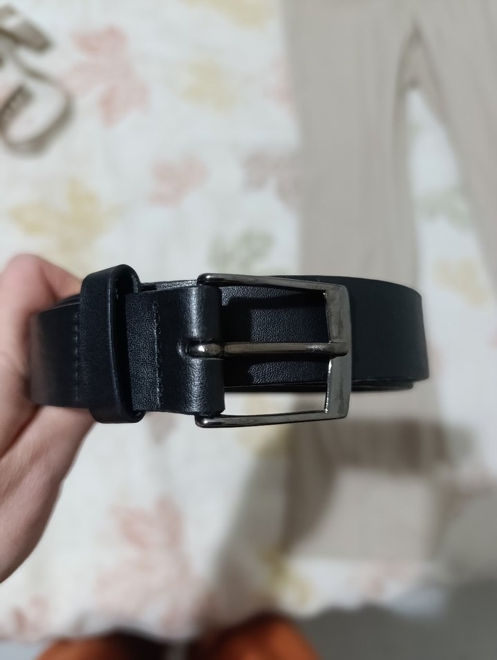 Siyah Minimalist kadın Kemer - Görsel 5