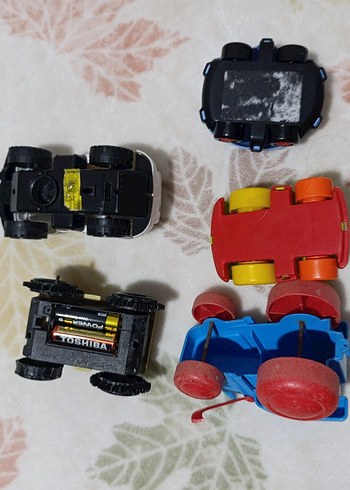 Renkli Oyuncak Arabalar Seti - Görsel 4