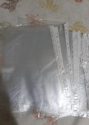 şeffaf dosya yaprakları 60 adet - Görsel 2