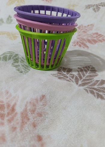 Renkli Mini Sepet Seti - 3 Parça tane 15 - Görsel 2