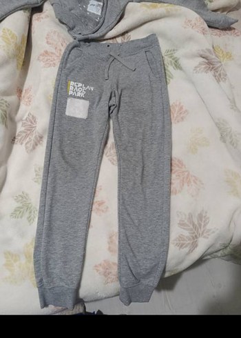 Gri Kapüşonlu Erkek Çocuk Sweatshirt - Görsel 2