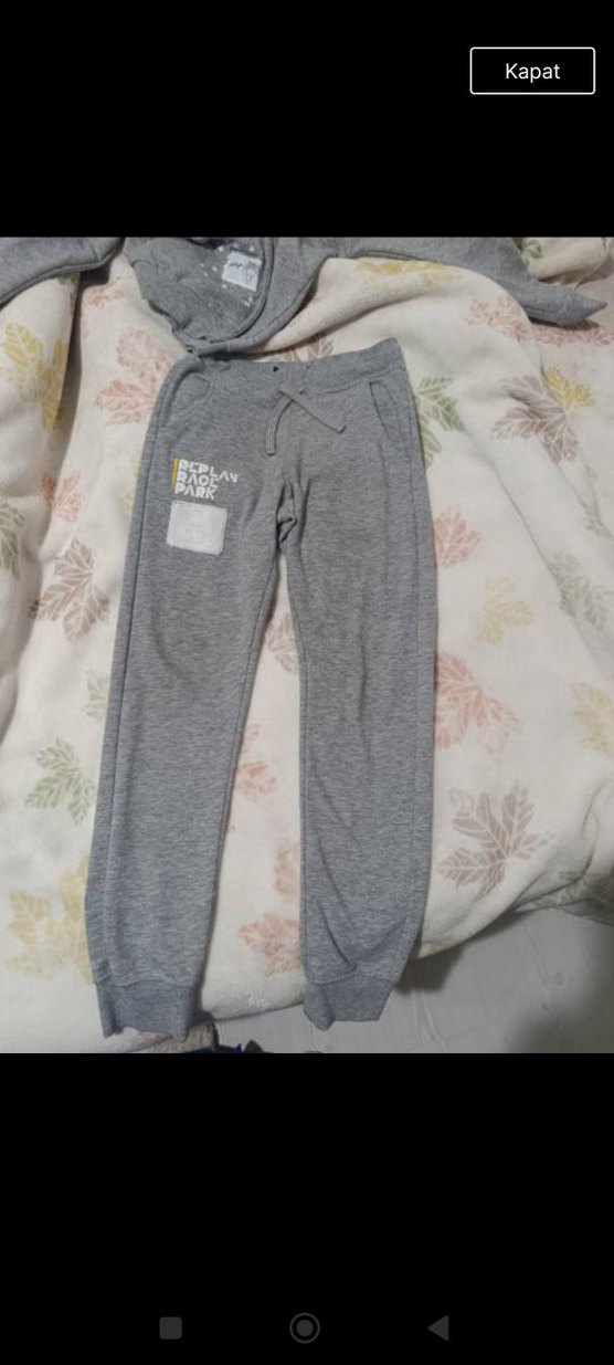 Gri Kapüşonlu Erkek Çocuk Sweatshirt - Görsel 2