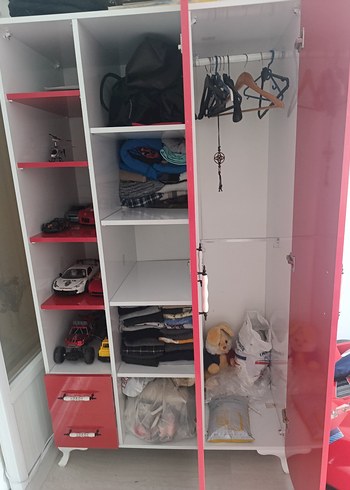 Parlak Kırmızı Çocuk odası takımı - Görsel 17