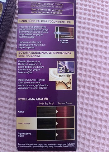 Palette Göz Alıcı Kızıl Saç Boyası - Görsel 3