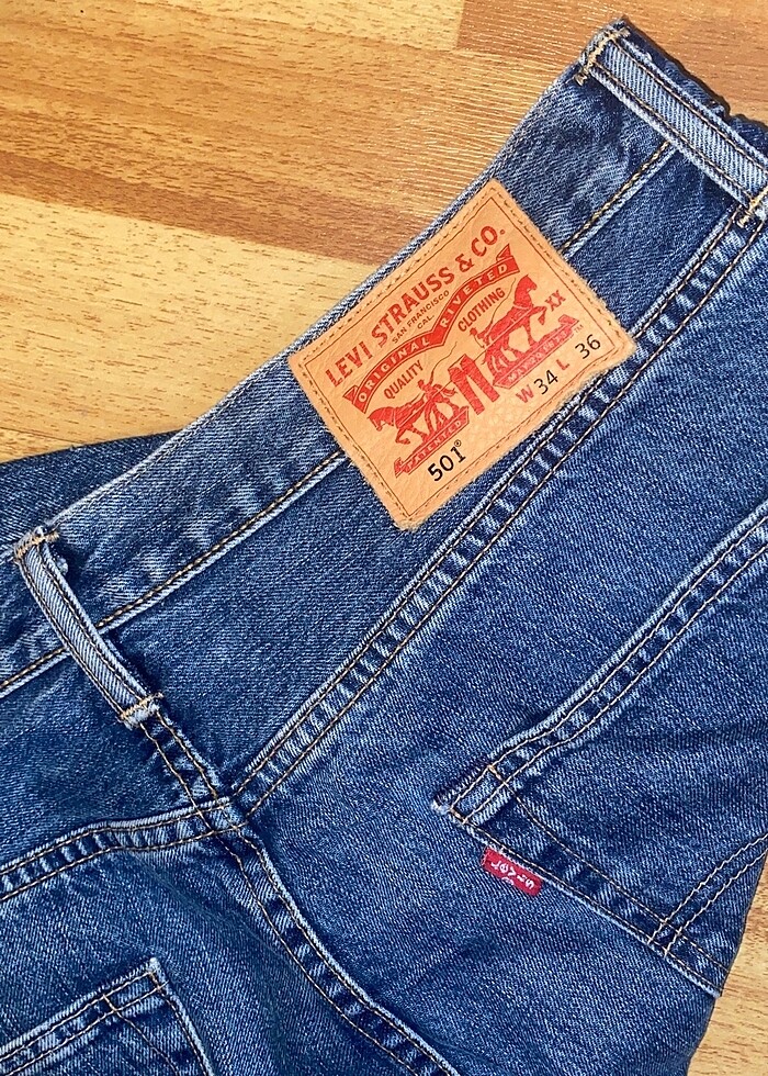 Levis 501 Erkek Jean - Görsel 2