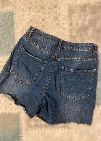 Mini kot şort - Görsel 2