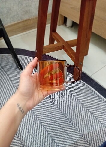 5 adet çift çidarlı kupa bardak  - Görsel 3