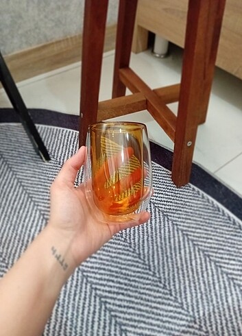 5 adet çift çidarlı kupa bardak  - Görsel 4