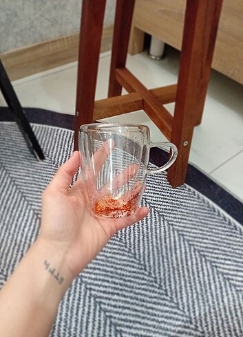 5 adet çift çidarlı kupa bardak  - Görsel 5