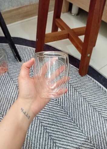 5 adet çift çidarlı kupa bardak  - Görsel 6