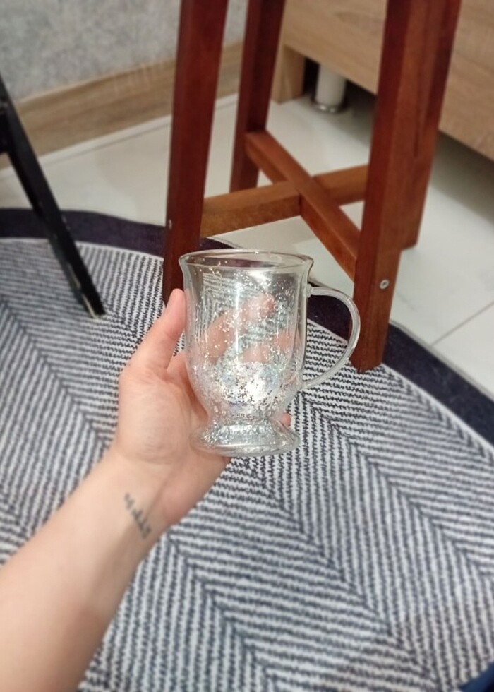 5 adet çift çidarlı kupa bardak  - Görsel 2