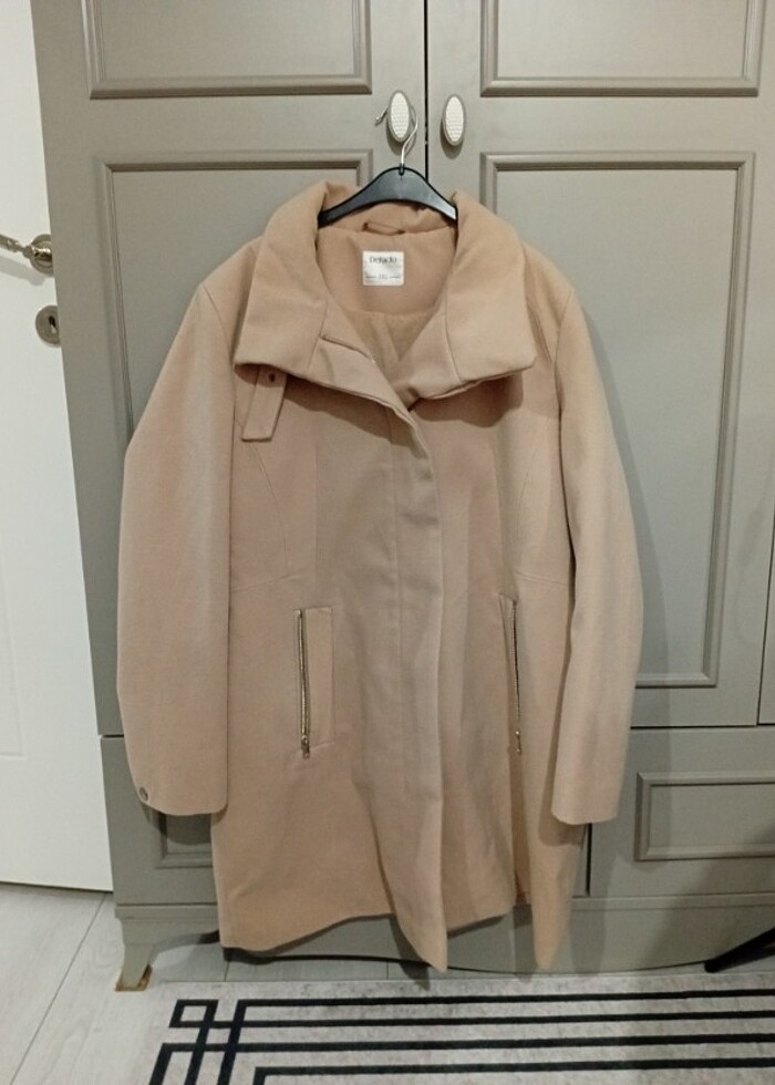 Kadın kaşe kaban - Görsel 4