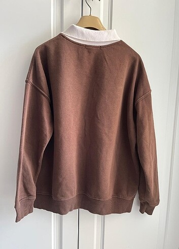 s Beden kahverengi Renk Temiz sweatshirt