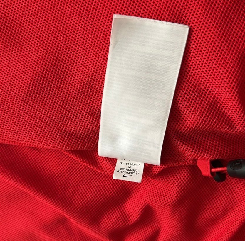 Erkek Kırmızı Fermuarlı Spor Yağmurluk - Görsel 2