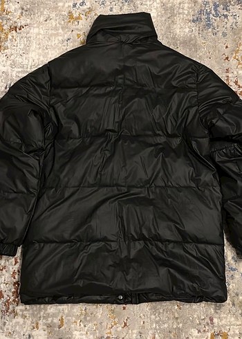 Siyah Kadın Midi Boy Kışlık Mont - Görsel 2