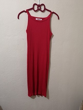 koton kırmızı elbise
