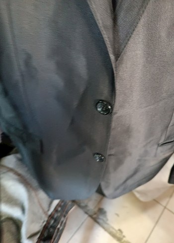 Tekbir Gri Düğmeli Erkek Ceket