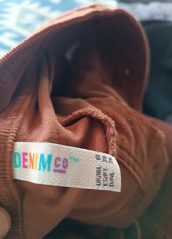 Denim&Co Kadife mini etek
