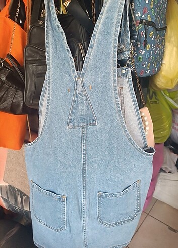 Addax M beden askılı elbise - Görsel 3