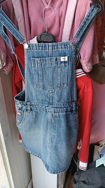 Addax M beden askılı elbise - Görsel 12