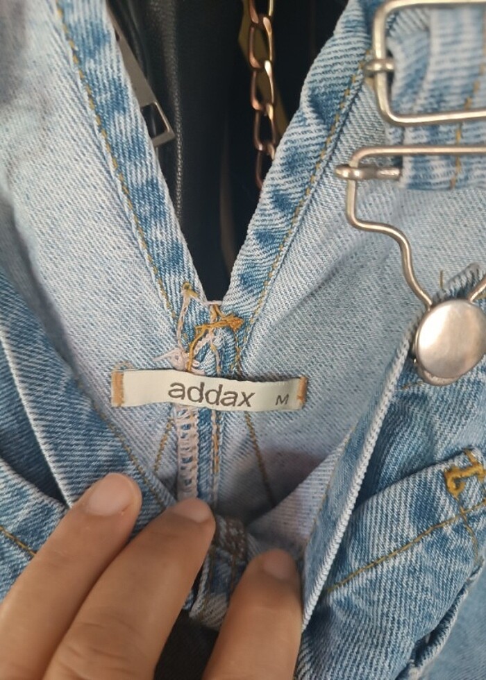 Addax M beden askılı elbise - Görsel 2