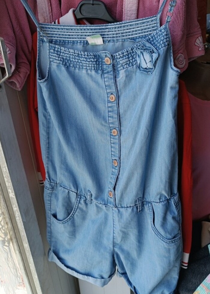 Addax M beden askılı elbise - Görsel 4