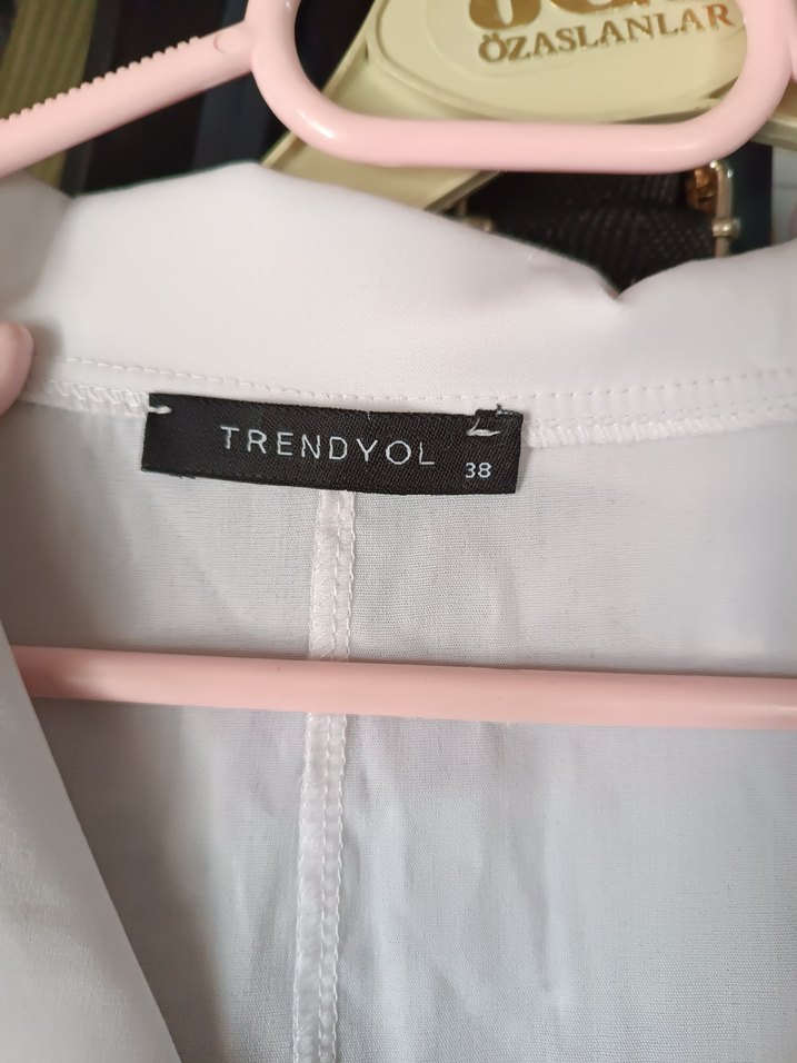 Düğmeli Siyah-Beyaz Midi Tulum - Görsel 4