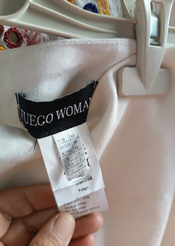 Nakışlı Çok Renkli Uzun Hamile Etek - Görsel 4