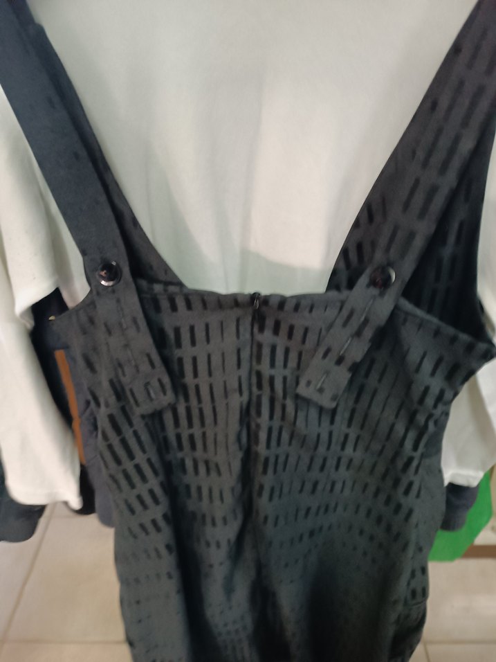 Siyah Kemerli Midi Hamile Etek - Görsel 4