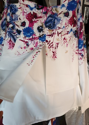 Baskılı Beyaz Mini Emzirme Korsesi - Görsel 4