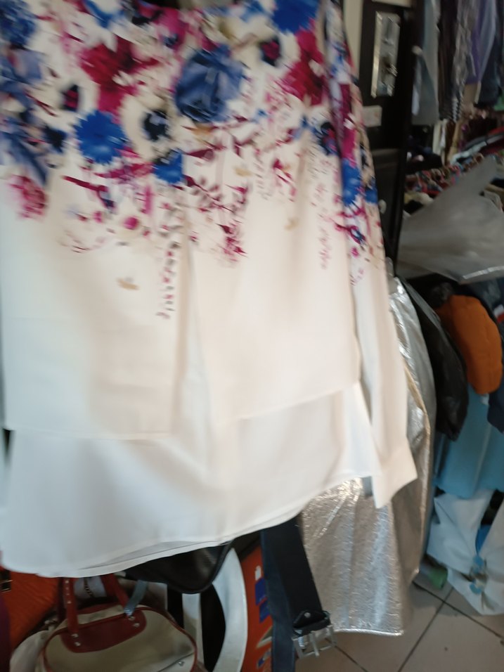 Baskılı Beyaz Mini Emzirme Korsesi - Görsel 3