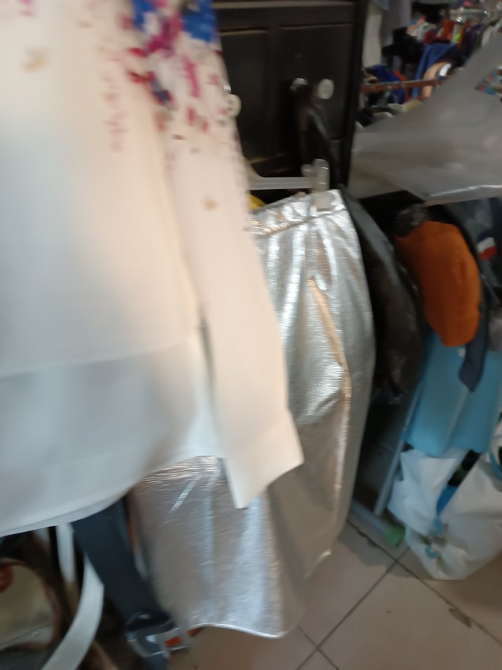 Baskılı Beyaz Mini Emzirme Korsesi - Görsel 5