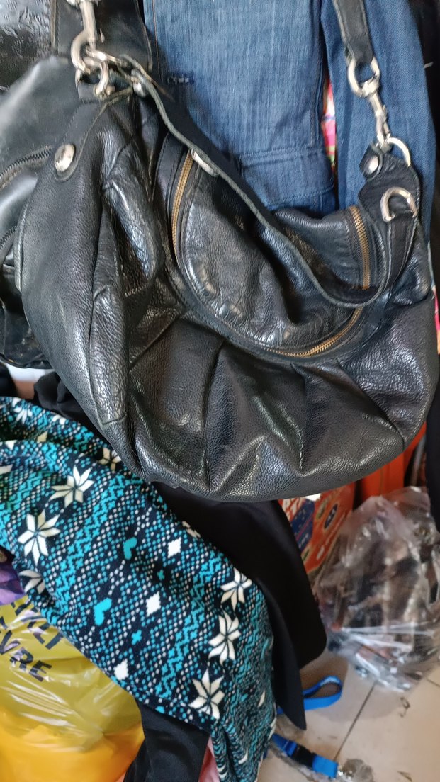 Kahverengi Deri Kadın Biker Ceket - Görsel 3