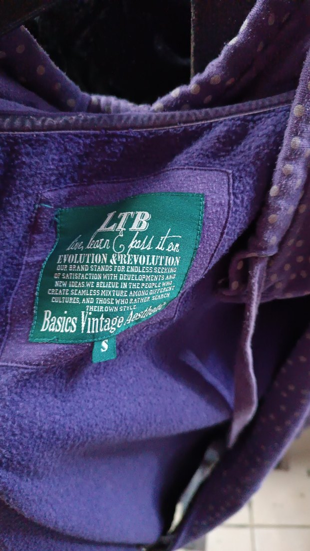 Mor Fermuarlı Kadın Polar Ceket - Görsel 2