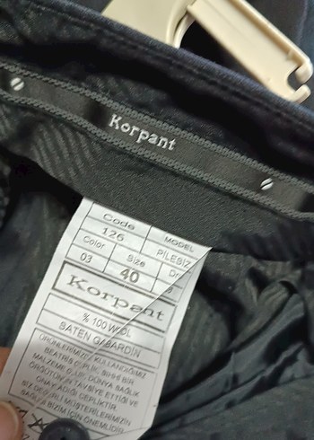 Korpant Siyah Regular Fit Erkek Pantolon - Görsel 2