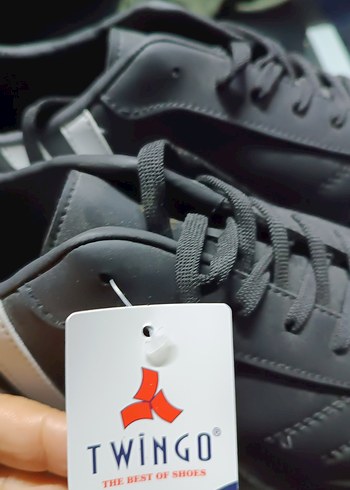 Siyah Erkek Futbol Ayakkabısı Velcro Bantlı - Görsel 5