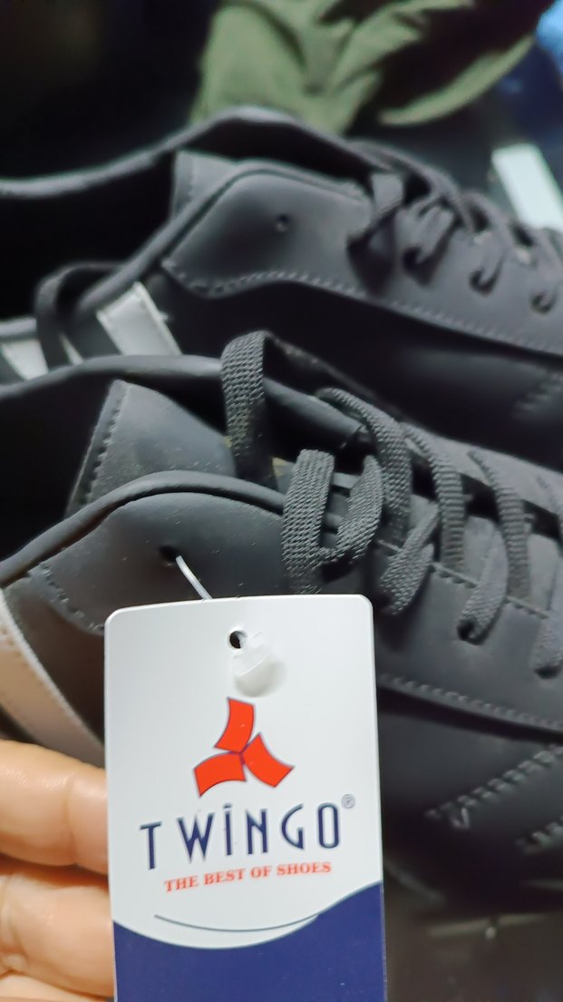 Siyah Erkek Futbol Ayakkabısı Velcro Bantlı - Görsel 5