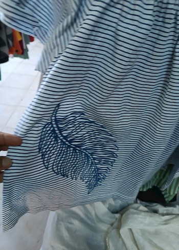 Mavi Baskılı Hamile ve Emzirme Sütyeni - Görsel 3