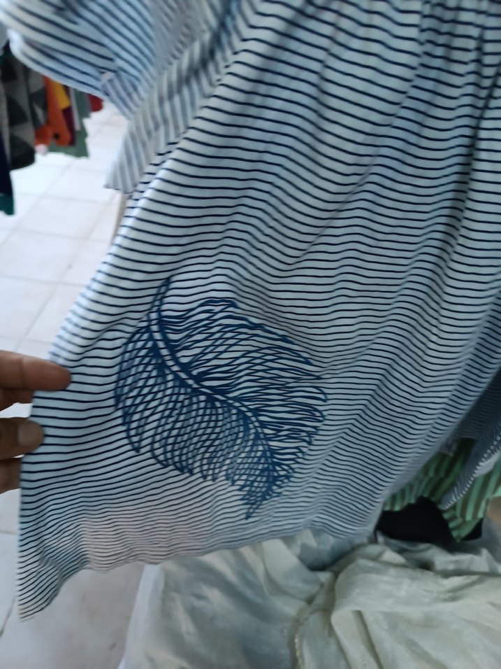 Mavi Baskılı Hamile ve Emzirme Sütyeni - Görsel 3