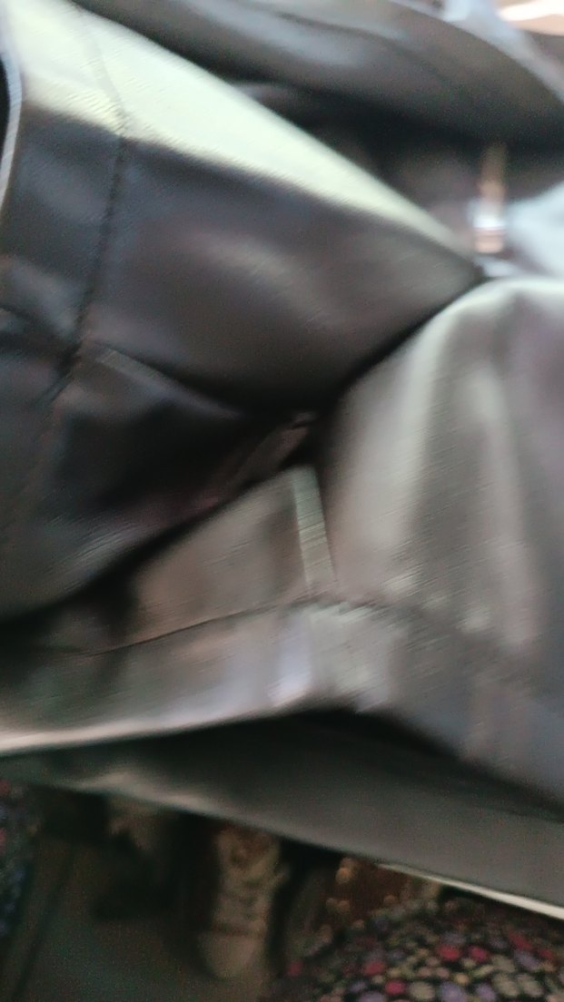 Gri Suni Deri Midi Şort etek şort etiketli - Görsel 4