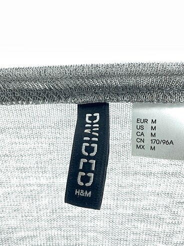 m Beden gri Renk H&M Kısa Elbise %70 İndirimli.