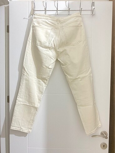 40 Beden beyaz Renk Bej Kot Pantolon