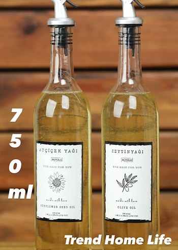 Trend Home Life 750 ml Yağ Şişeleri Seti
