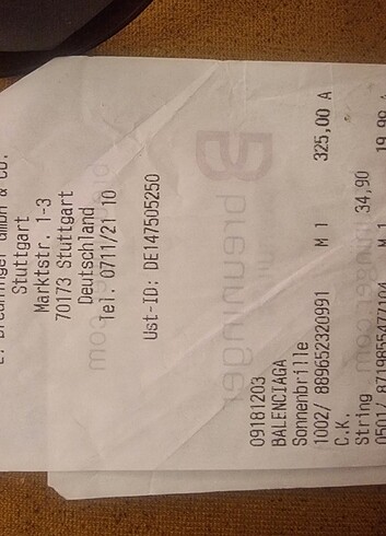 Balanciaga orijinal gözlük - Görsel 5