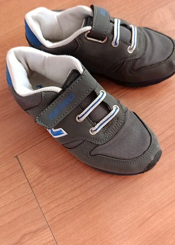 Gri Erkek Çocuk NITRO Cırtcırtlı Spor Ayakkabı - Görsel 4