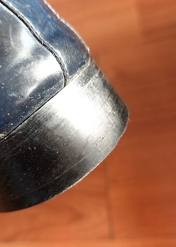 Parlak lacivert Klasik Erkek Ayakkabısı - Görsel 4